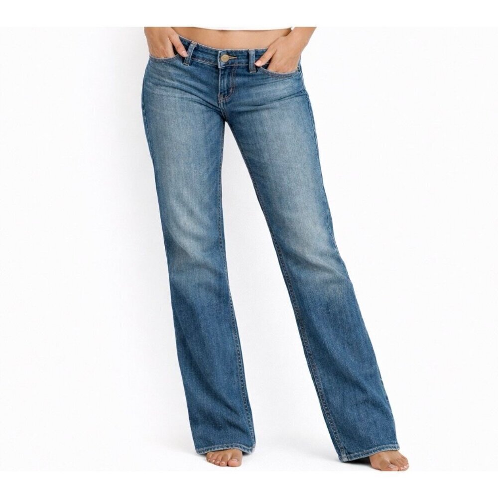 Vintage Y2K GUESS Jeans low rise square front pockets SZ 28" straight leg